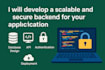 develop a scalable and efficient backend