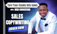 write high converting email copy that turns your leads into sales