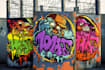 do illustration expressionism art, graffiti, abstract