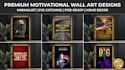 design minimalist wall art for home and office decor