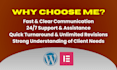 create responsive wordpress website design, development, landing page, redesign