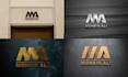 design 2d and 3d business logo mockup