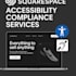 do squarespace, webflow accessibility and ada compliance