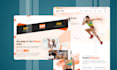 website mockup, figma website mockup, website layout design, landing page