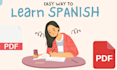 provide a fun and easy spanish beginner course in PDF