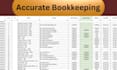do professional excel accounting, bookkeeping and data entry