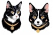 draw pet portrait, vector portrait, animal illustration