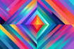 create abstract geometric digital art