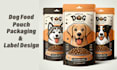 custom pet food packaging and label designs