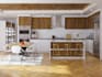 render kitchen design cabinetry to 3d model and rendering