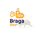 unique eye catching honey bee logo label design