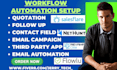 setup workflow automation salesflare flowlu nethunt claritysoft revamp highrise