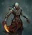 do a unique dnd horror character art , dnd fantasy charecter