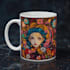 create custom typography coffee mug design or cup design