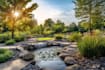 do landscape design realistic render in lumion