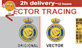 create clean crisp vector trace