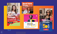 design instagram, facebook posts and ad creatives
