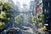 make futuristic cyberpunk city and sci fi concept art