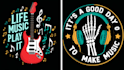do make an modern guitar logo