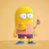 draw you yellow character simpson