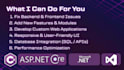 develop secure and scalable web app with c sharp and dot net