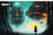 create sci fi illustrations
