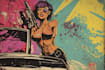 draw illustration retro comic art style