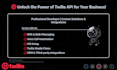 integrate twilio API for SMS, voice calls, IVR and automation