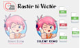 convert raster to vector ai, eps