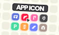 design modern mobile app logo for IOS and android