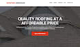 design responsive real estate website roofing website construction landing page