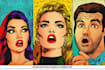 draw comic pop art style illustration