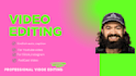 professional video editing and colouring effect