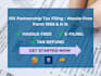 prepare and file irs form 1065 for partnerships