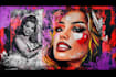 create graffiti pop art canvas designs and murals