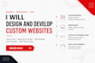 design and develop custom web applications