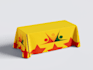 design custom table covers, table runners and stretch fitted covers