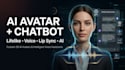 create custom 3d realistic avatars ai chatbots ai agent using llm, gpt