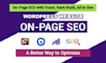 do onpage SEO specialist  with high quality backlink