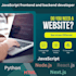 be your custom website developer, javascript, py, next, nodejs, nestjs, django