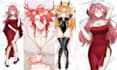 dakimakura ecchiart anime style vtuber oc fantasy pillow nsfw body pillow doujin