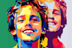 make your photos into wpap pop art