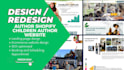 build design book ebook author website, news website, course writer website