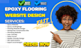 design stunning epoxy website epoxy landing page epoxy flooring website coating