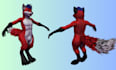 create 3d vrchat avatar, fursona and custom furry avatar, vtuber reference sheet