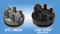 convert stl or mesh file to editable step cad file