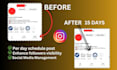be your social media marketing manager and  content creator