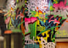 paint graffiti based on your request on wall