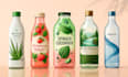 create juice, beverage and water bottle label design