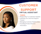 provide virtual customer service support and assistant